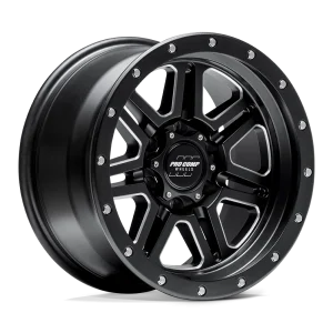 Pro Comp – PA62 APEX – Black – 17″x9″ -6mm – Summer Wheels – PXA5162-7983